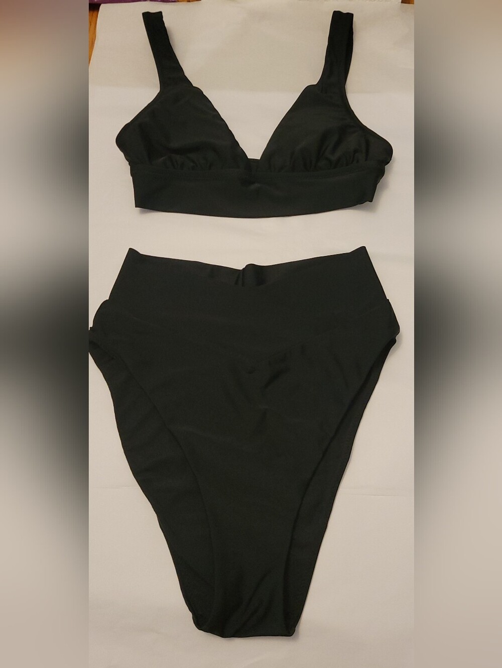 aerie Black High-Waist Bikini Set